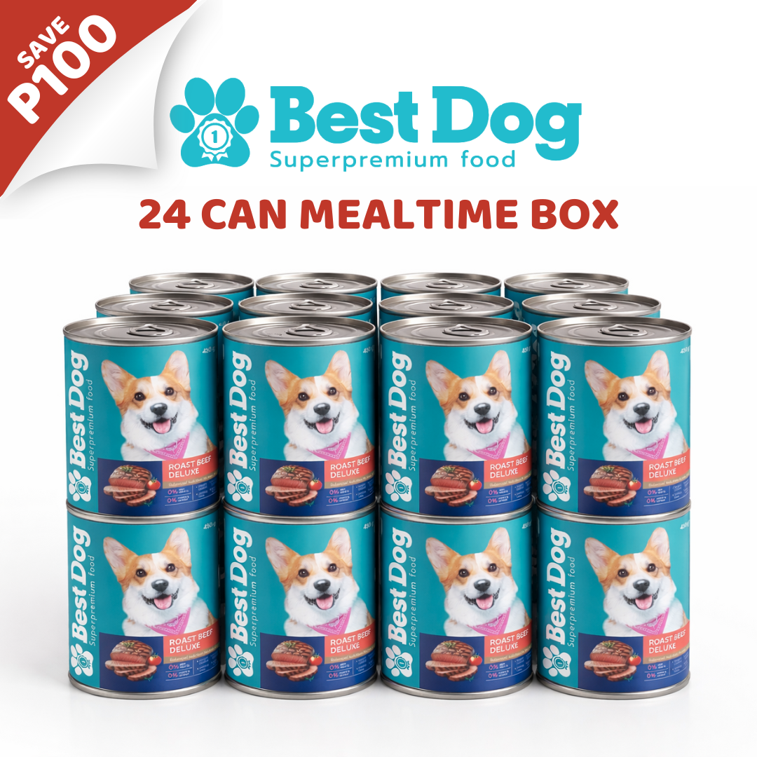 Best Dog Roast Beef Deluxe Wet Dog Food – 24 Can Bulk Case – Best Pet PH