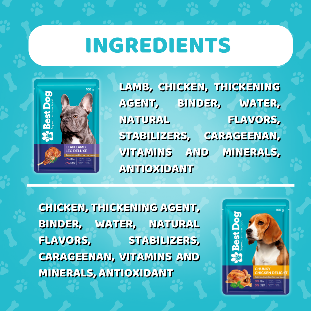 Best Dog Pouch 100g Chunky Chicken Delight | Wet Dog Food