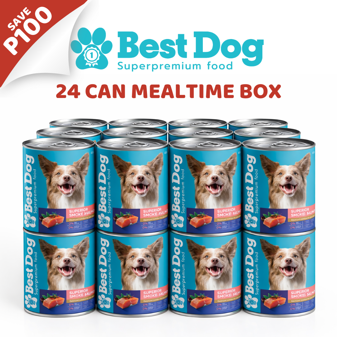 Best Dog Superior Smoked Salmon Wet Dog Food – 24 Can Bulk Case