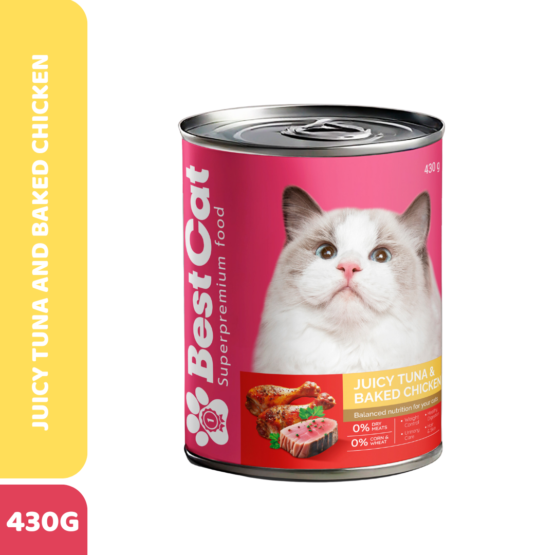 Best Cat Gourmet Mousse Juicy Tuna and Baked Chicken Grain Free Wet Cat Food